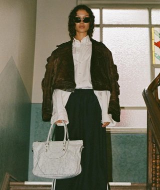 Liebeskind Archive Esther Satchel M - Creme