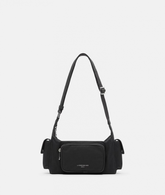 Liebeskind Nylon Lila Crossbody S - Schwarz