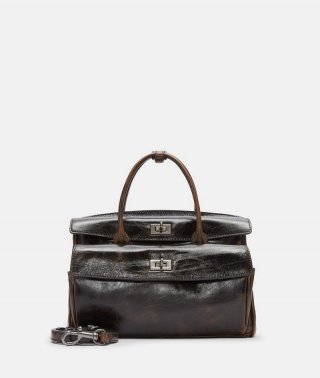 Liebeskind Archive Gloria Ii Satchel M - Dunkelbraun