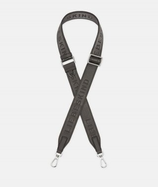 Liebeskind Schultergurt Mit Logo - Anthrazit