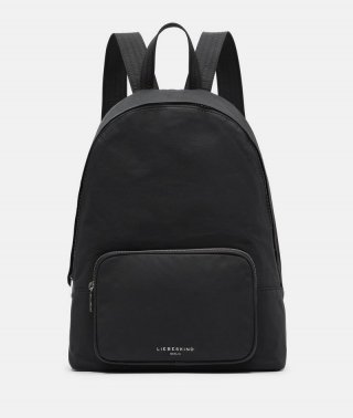 Liebeskind Nylon Lila Backpack L - Schwarz