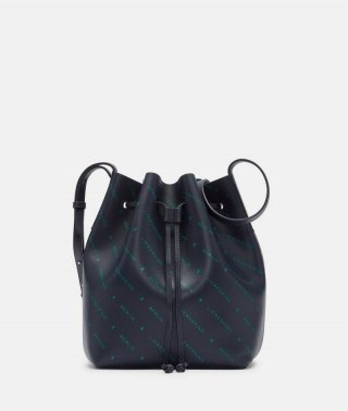 Liebeskind Monogram Bucketbag M - Navy
