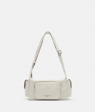 Liebeskind Nylon Lila Crossbody S - Creme