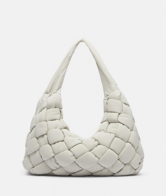 Liebeskind Nylon Bo Hobo L - Hellgrau