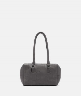 Liebeskind Monogram Kayla Satchel S - Grau Meliert