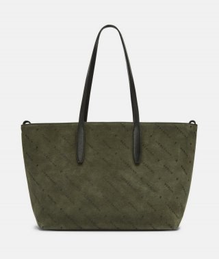 Liebeskind Monogram Shopper M - Olivgrün