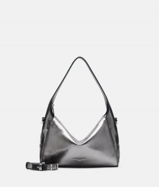 Liebeskind Metallic Lou Hobo S - Silber