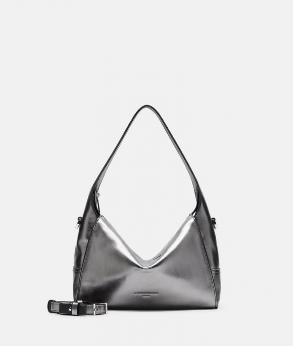 Liebeskind Metallic Lou Hobo S - Silber