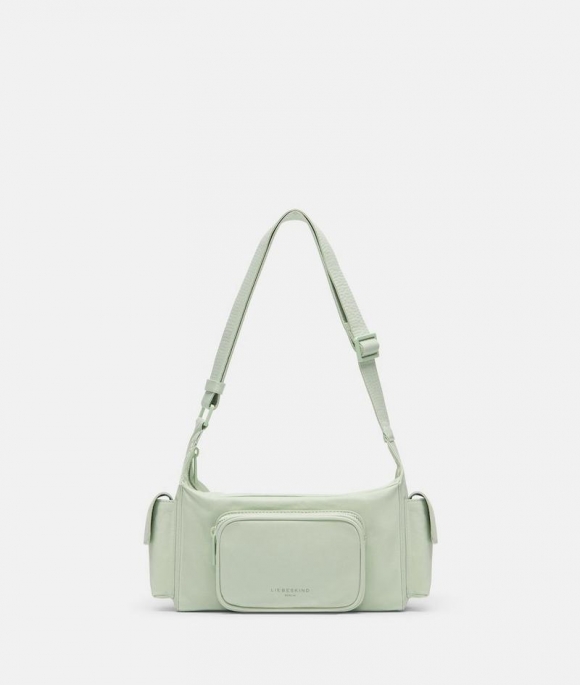 Liebeskind Nylon Lila Crossbody S - Salbeigrün