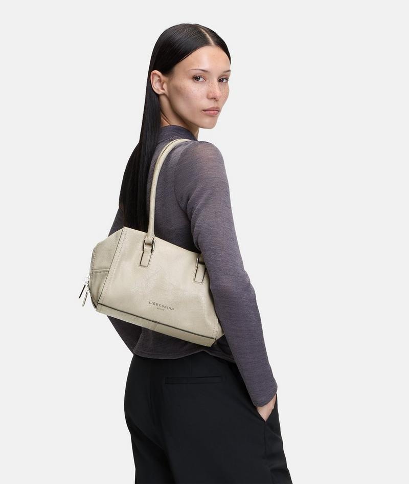 Liebeskind Archive Kayla Satchel S - Creme
