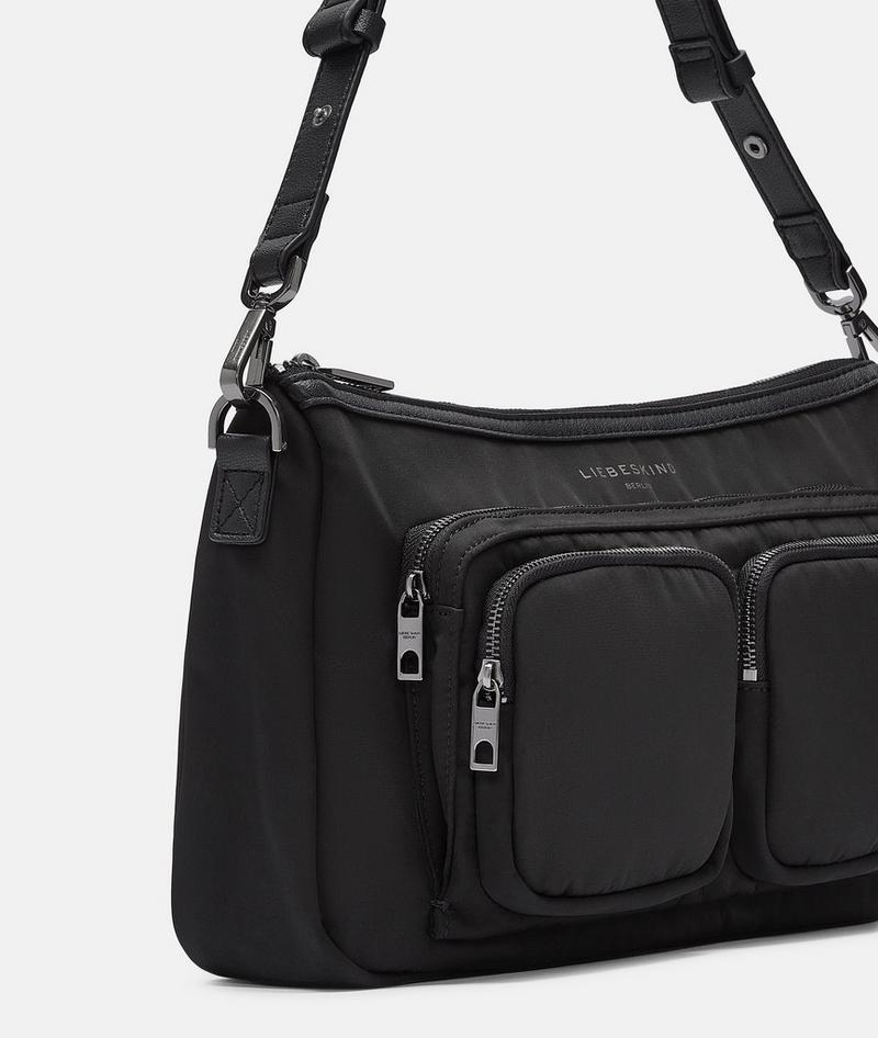 Liebeskind Nylon Maia Hobo M - Schwarz