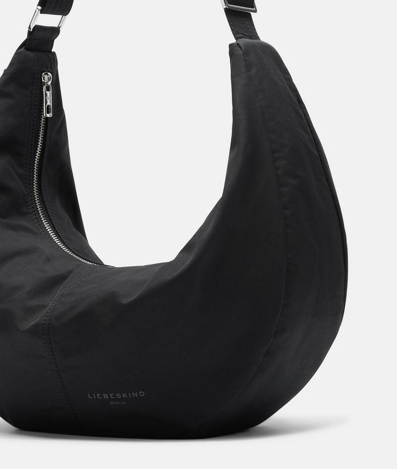 Liebeskind Nylon Moon Hobo M - Schwarz