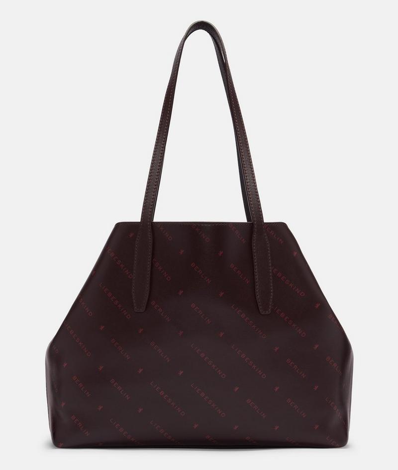 Liebeskind Monogram Shopper M - Bordeaux