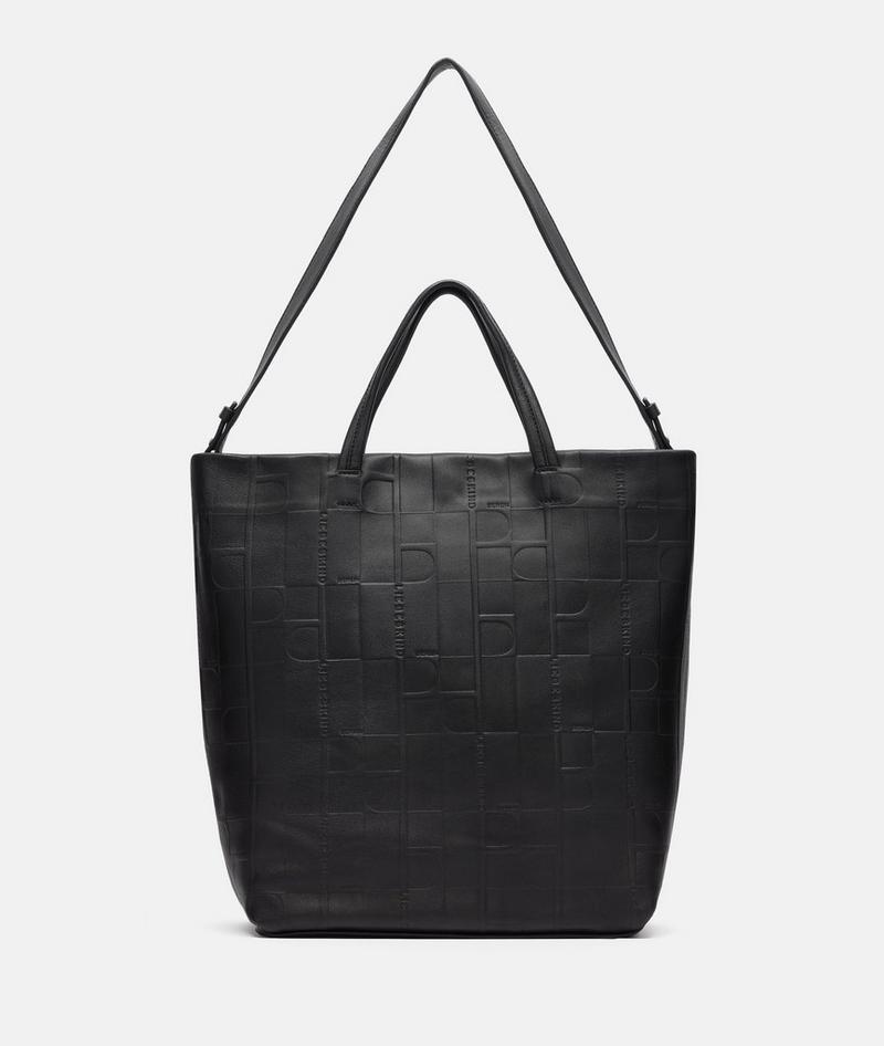 Liebeskind Monogram Hera Tote L - Schwarz