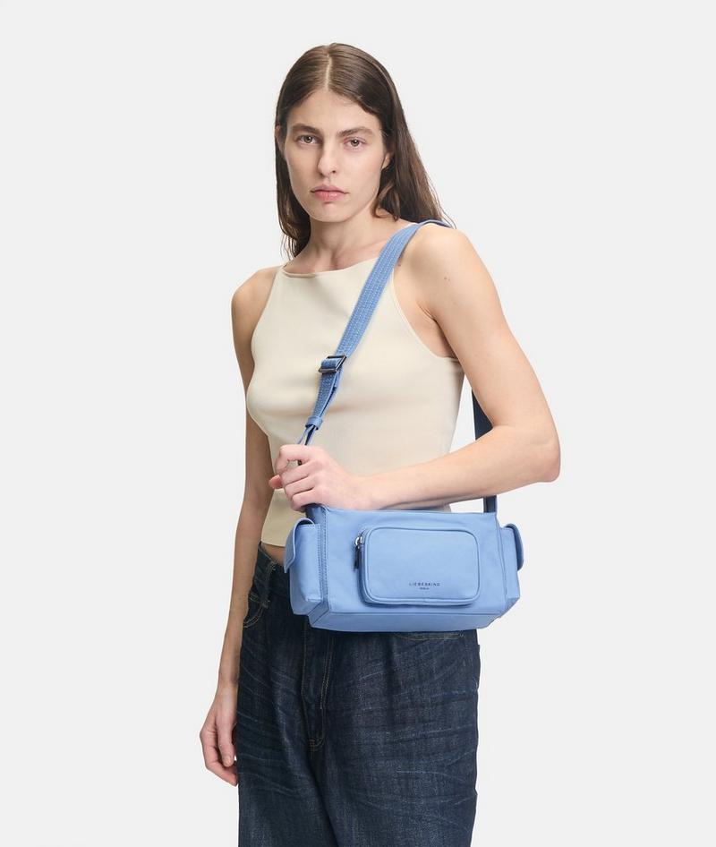 Liebeskind Nylon Lila Crossbody S - Blau