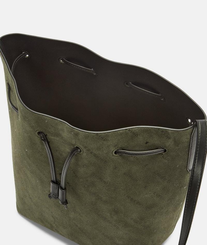 Liebeskind Monogram Bucketbag M - Olivgrün