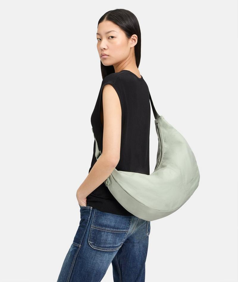 Liebeskind Nylon Moon Hobo M - Salbeigrün