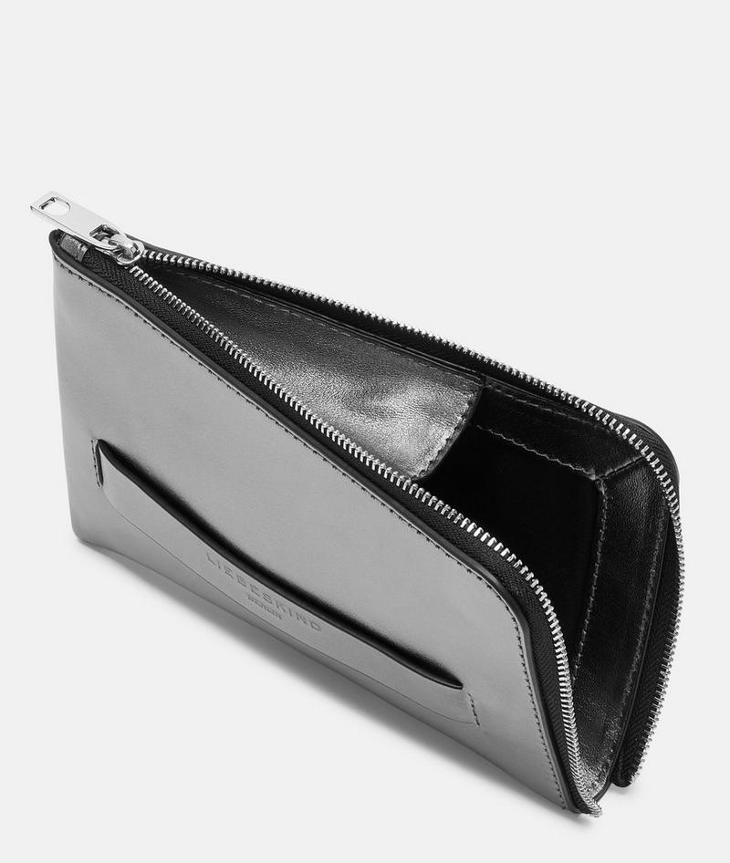 Liebeskind Metallic Lora Pouch - Silber