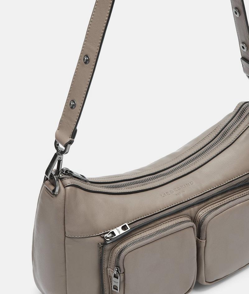 Liebeskind Maia Hobo M - Steingrau