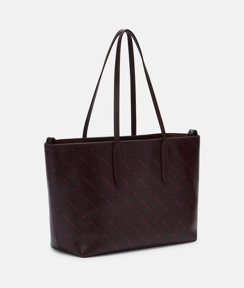 Liebeskind Monogram Shopper M - Bordeaux