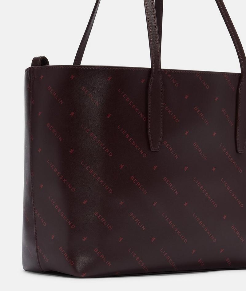 Liebeskind Monogram Shopper M - Bordeaux