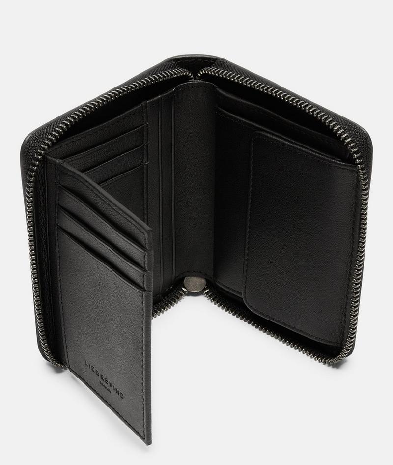 Liebeskind Monogram Conny Geldbörse M - Schwarz