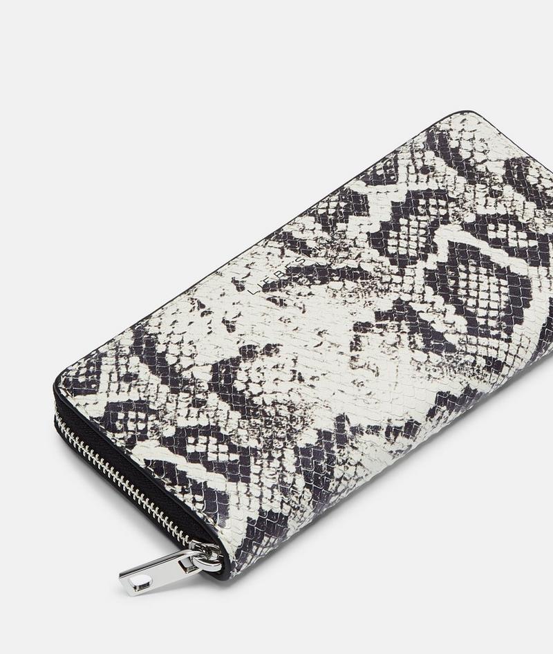 Liebeskind Snake Sally Geldbörse L - Steingrau