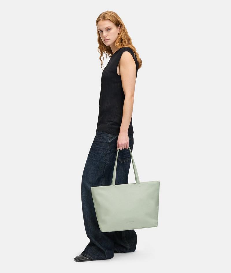 Liebeskind Nylon Hera Shopper L - Salbeigrün