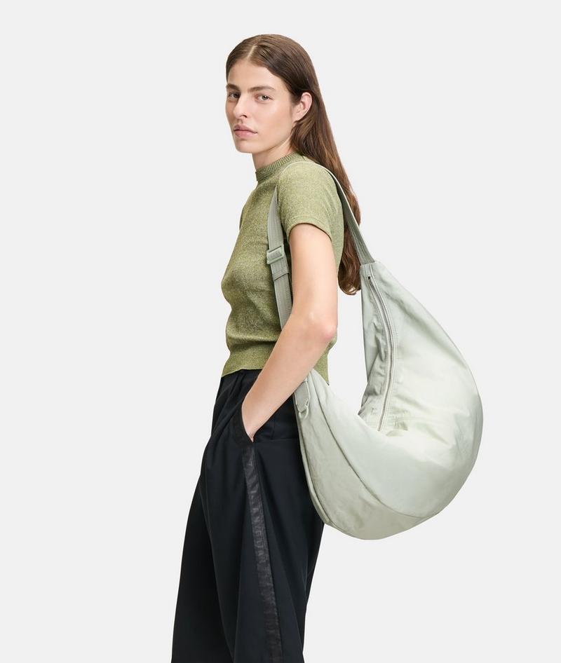 Liebeskind Nylon Moon Hobo L - Salbeigrün