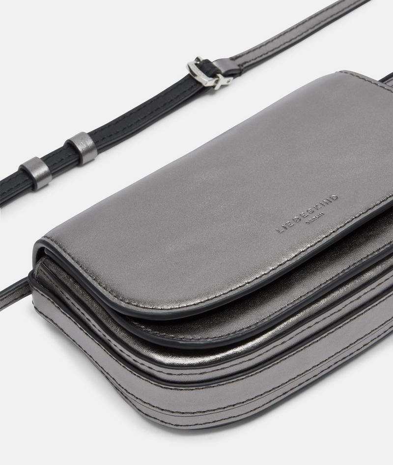 Liebeskind Metallic Ezra Crossbody Xs - Silber