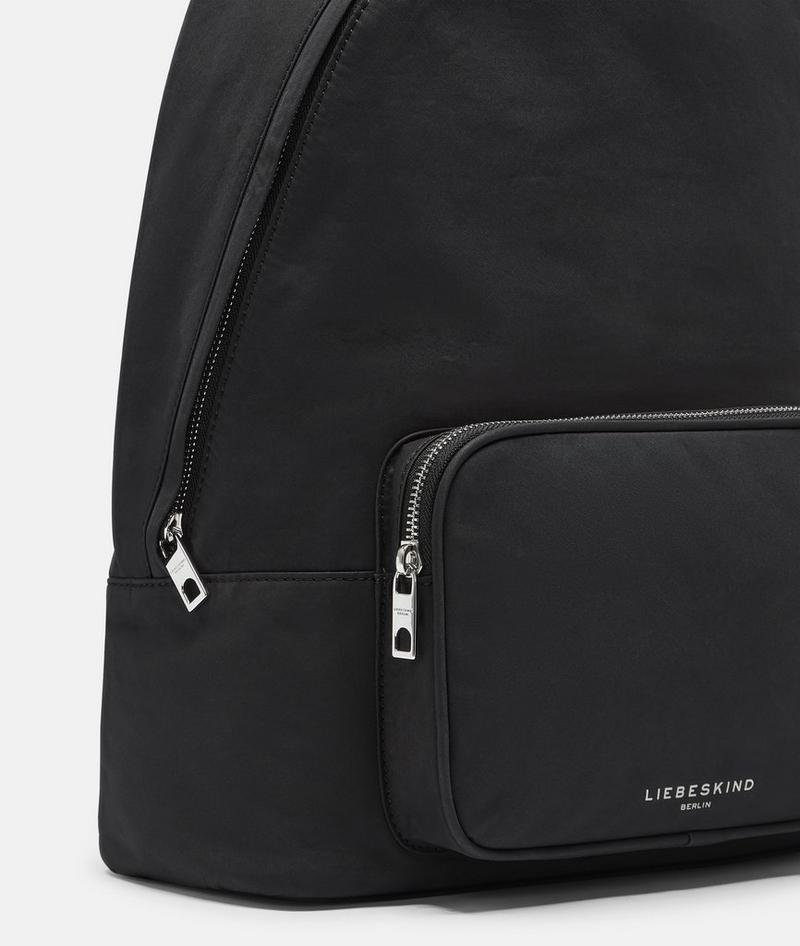 Liebeskind Nylon Lila Backpack L - Schwarz