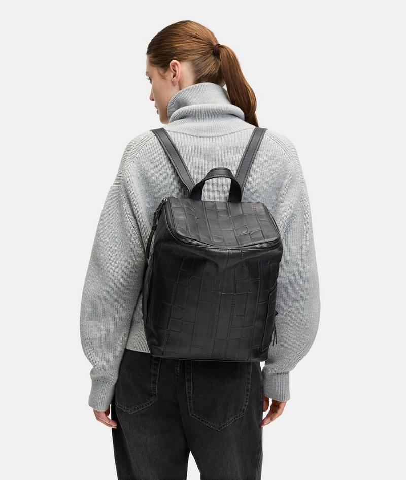 Liebeskind Monogram Hera Backpack M - Schwarz