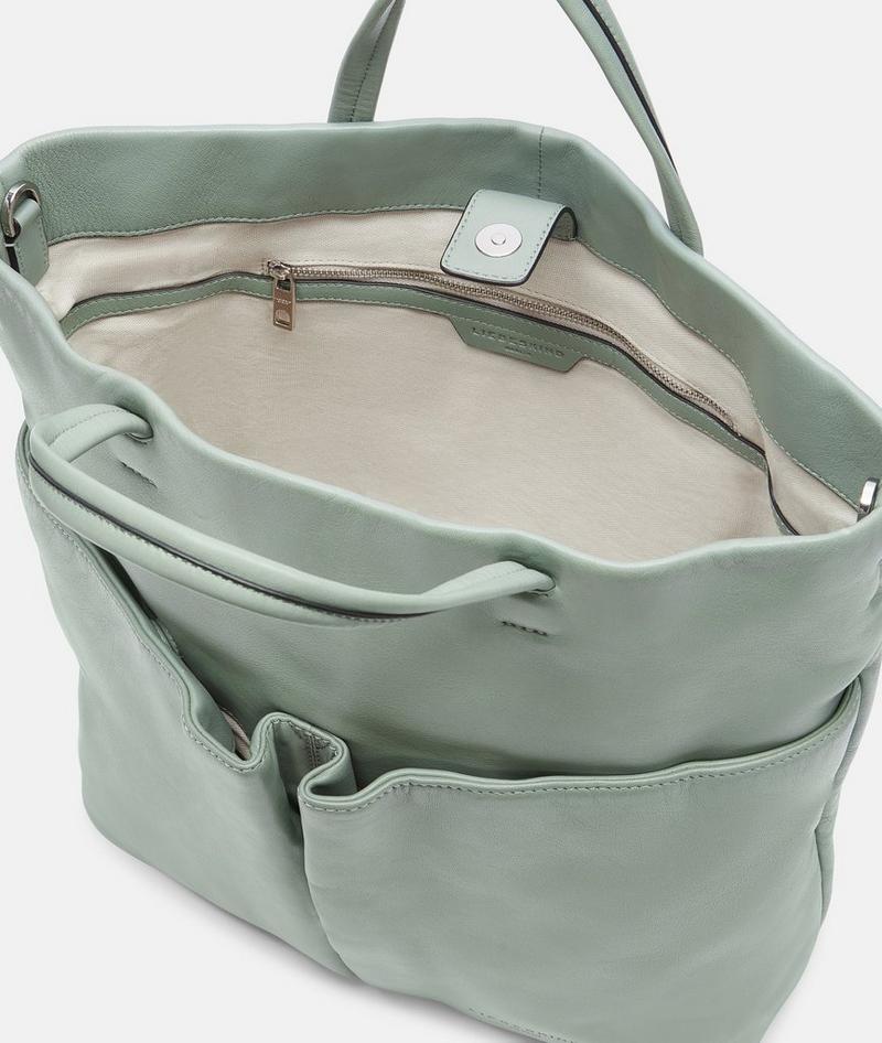 Liebeskind Hera Tote L - Dunkles Salbeigrün