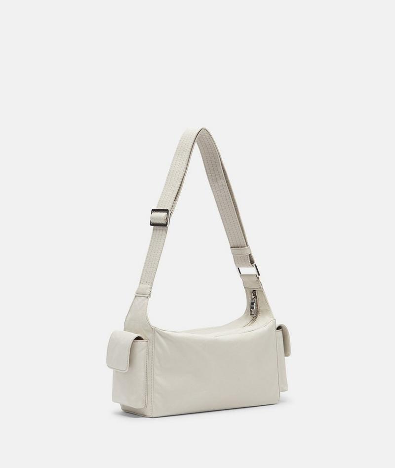 Liebeskind Nylon Lila Crossbody S - Creme