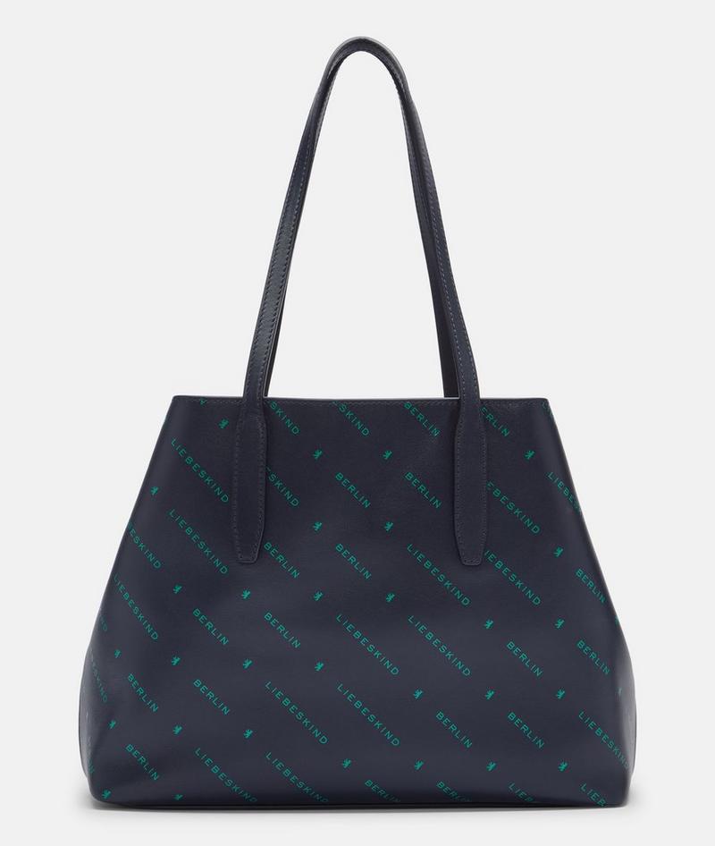 Liebeskind Monogram Shopper M - Navy