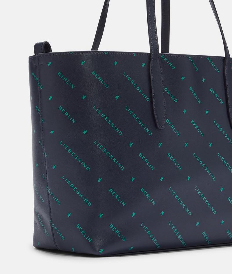 Liebeskind Monogram Shopper M - Navy