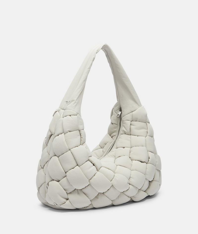 Liebeskind Nylon Bo Hobo L - Hellgrau