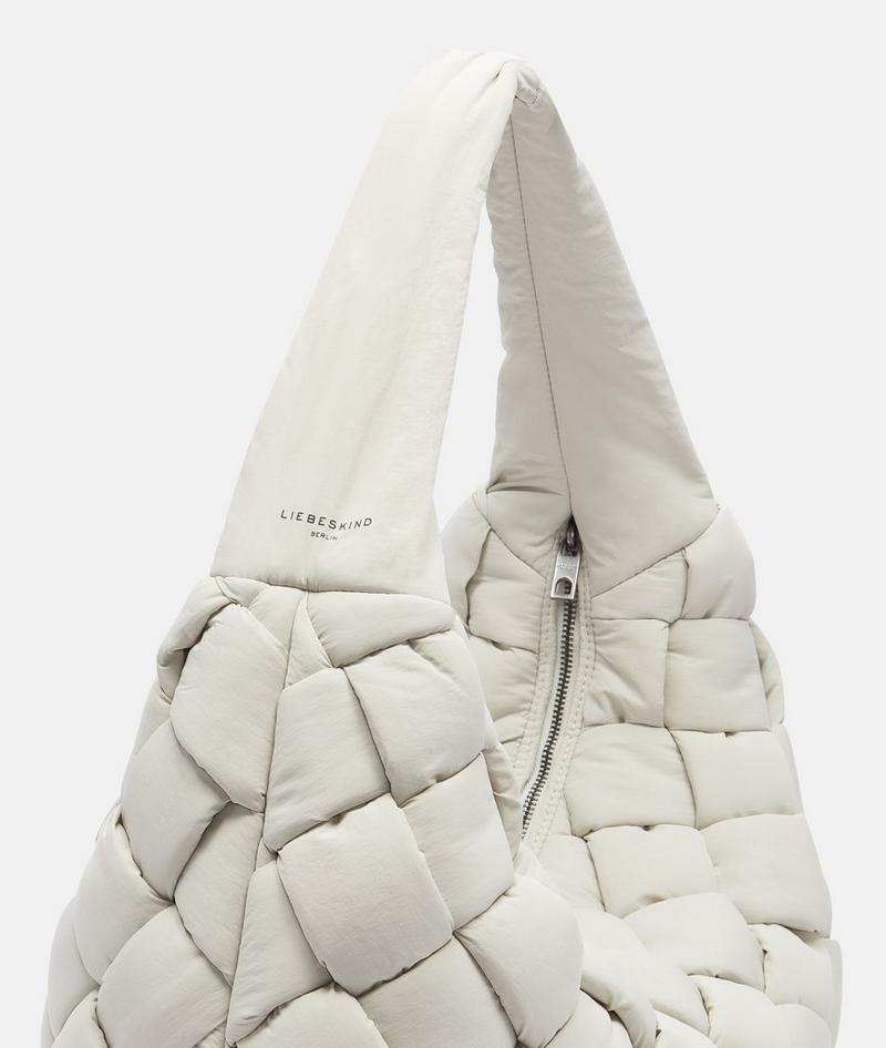 Liebeskind Nylon Bo Hobo L - Hellgrau