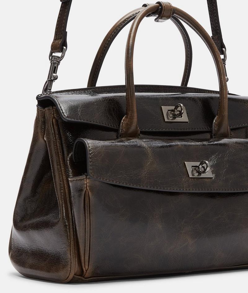 Liebeskind Archive Gloria Ii Satchel M - Dunkelbraun