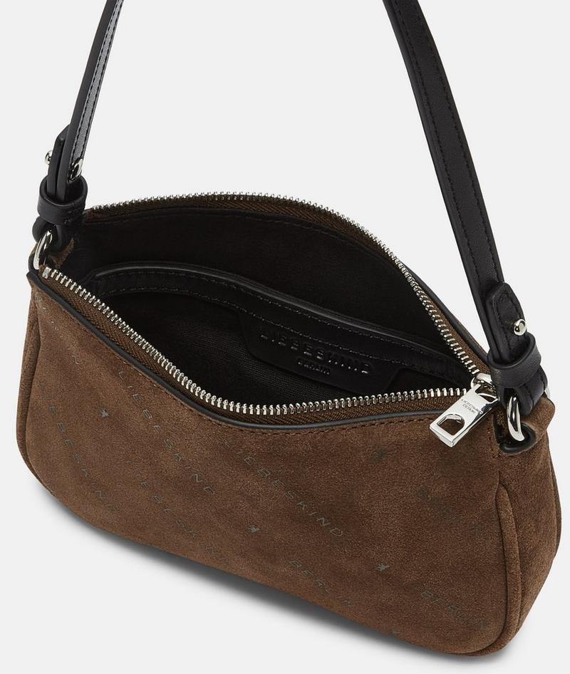 Liebeskind Monogram Crossbody Xs - Cognac