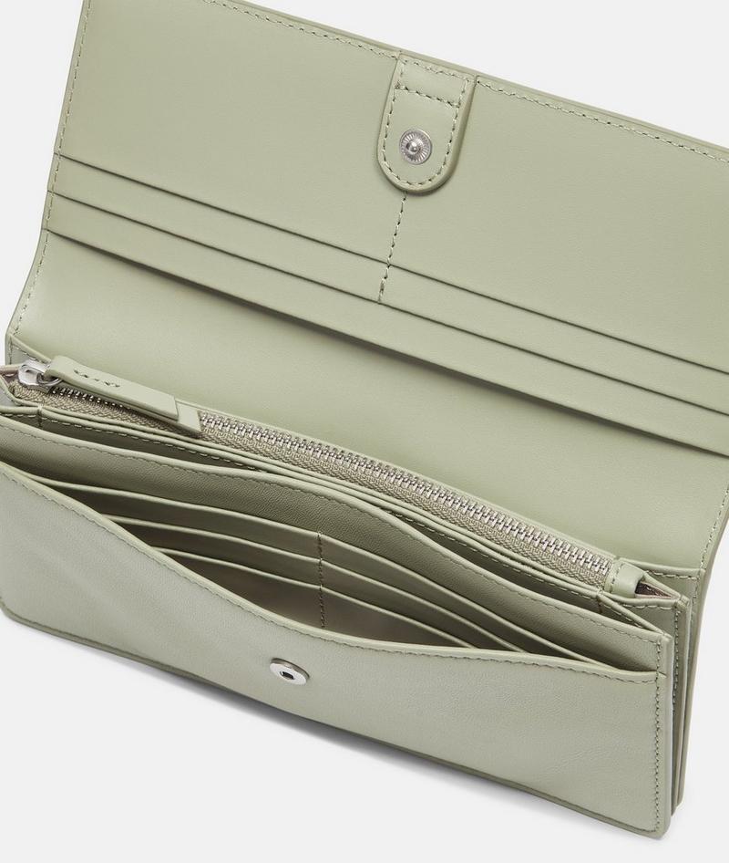 Liebeskind Slam Geldbörse L - Helles Olivgrün