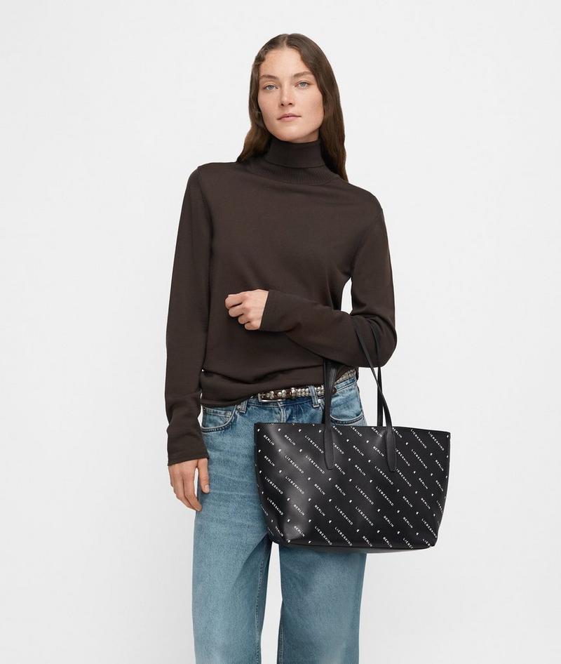 Liebeskind Monogram Shopper M - Schwarz