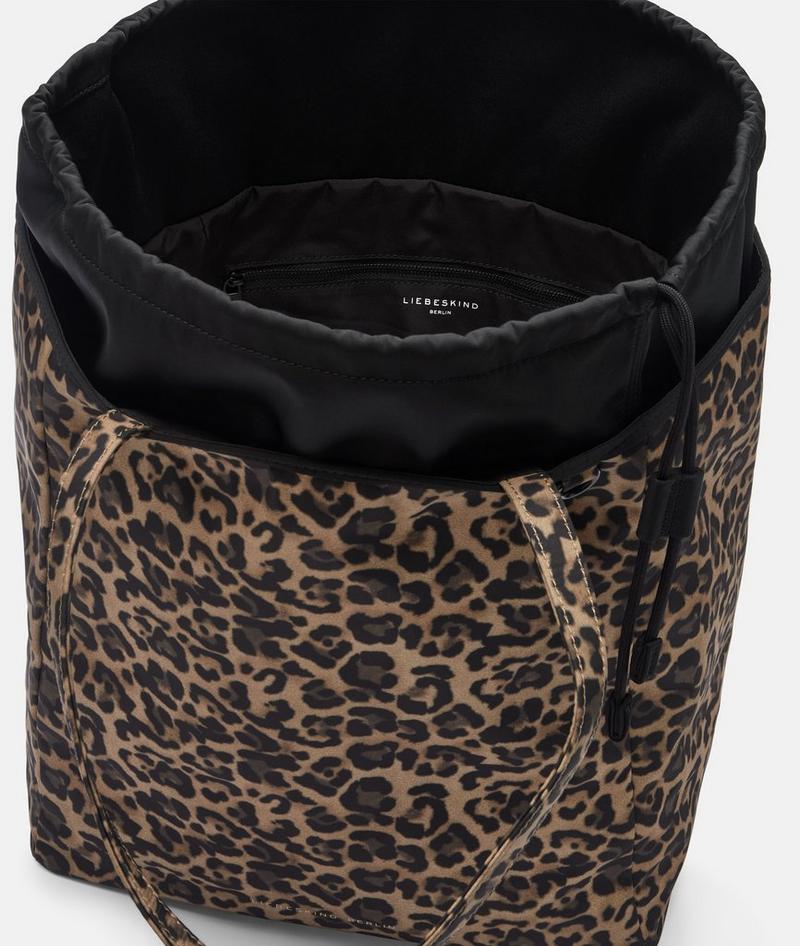 Liebeskind Nylon Suri Shopper L - Sandfarben