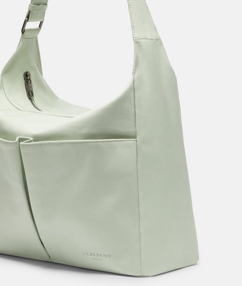 Liebeskind Nylon Hera Hobo M - Salbeigrün
