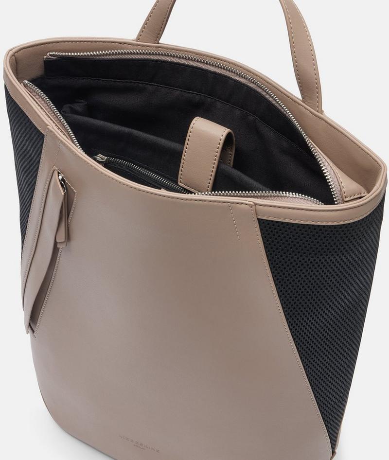 Liebeskind Oval Backpack L - Cognac