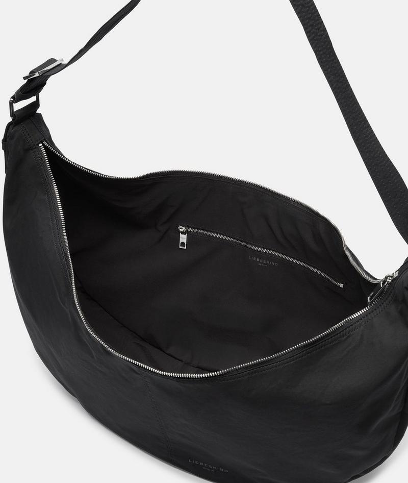 Liebeskind Nylon Moon Hobo L - Schwarz