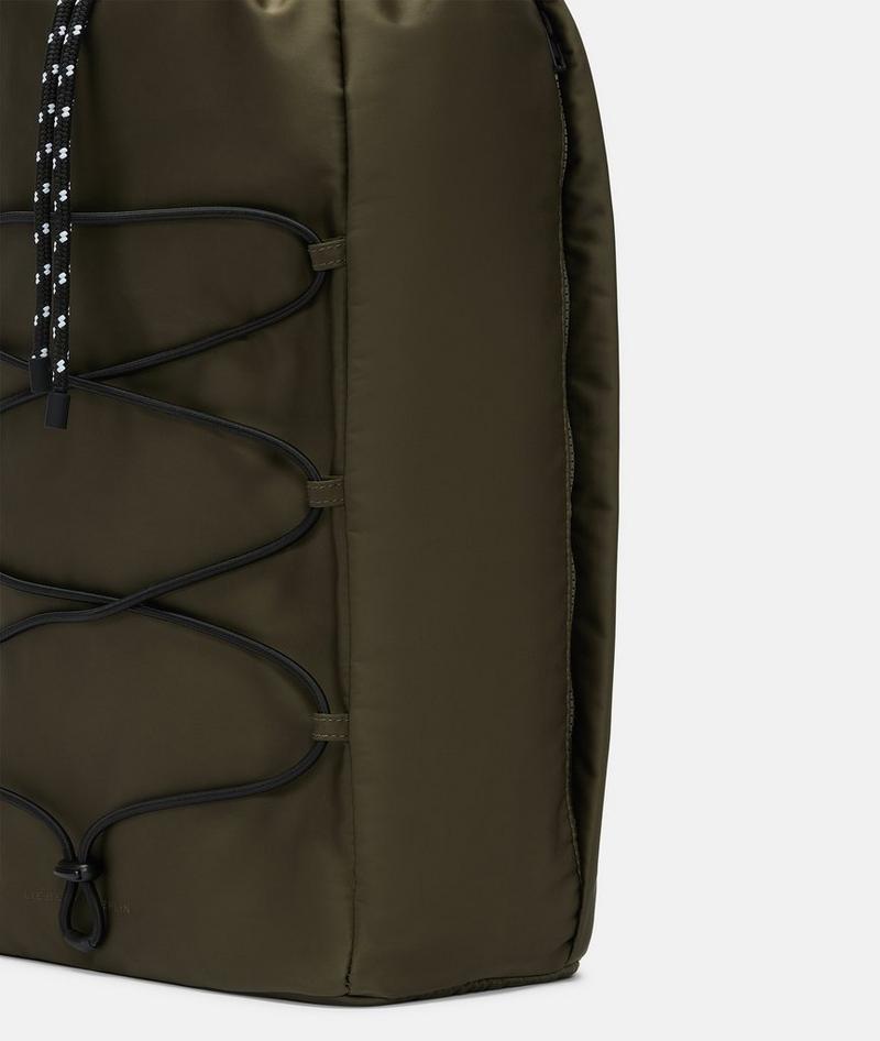 Liebeskind Nylon Backpack L - Olivgrün