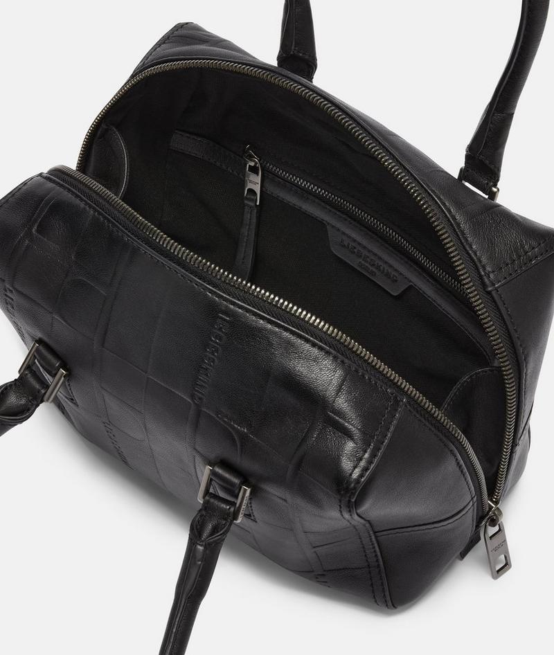 Liebeskind Monogram Kayla Satchel S - Schwarz