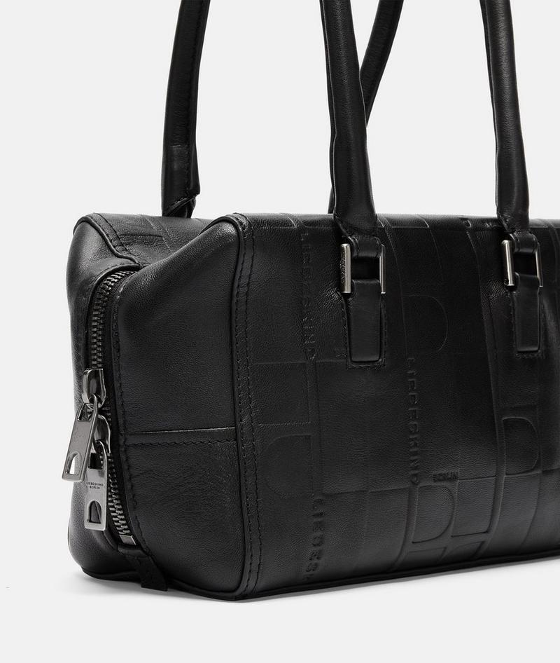 Liebeskind Monogram Kayla Satchel S - Schwarz